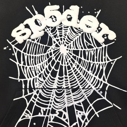 SP5DER OG WEB HOODIE BLACK