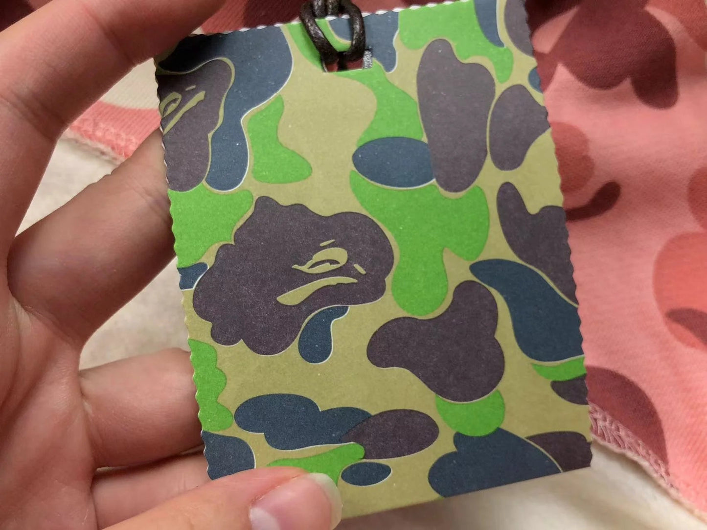 BAPE X BARBIE DOT CAMO SHARK FULL ZIP HOODIE PINK