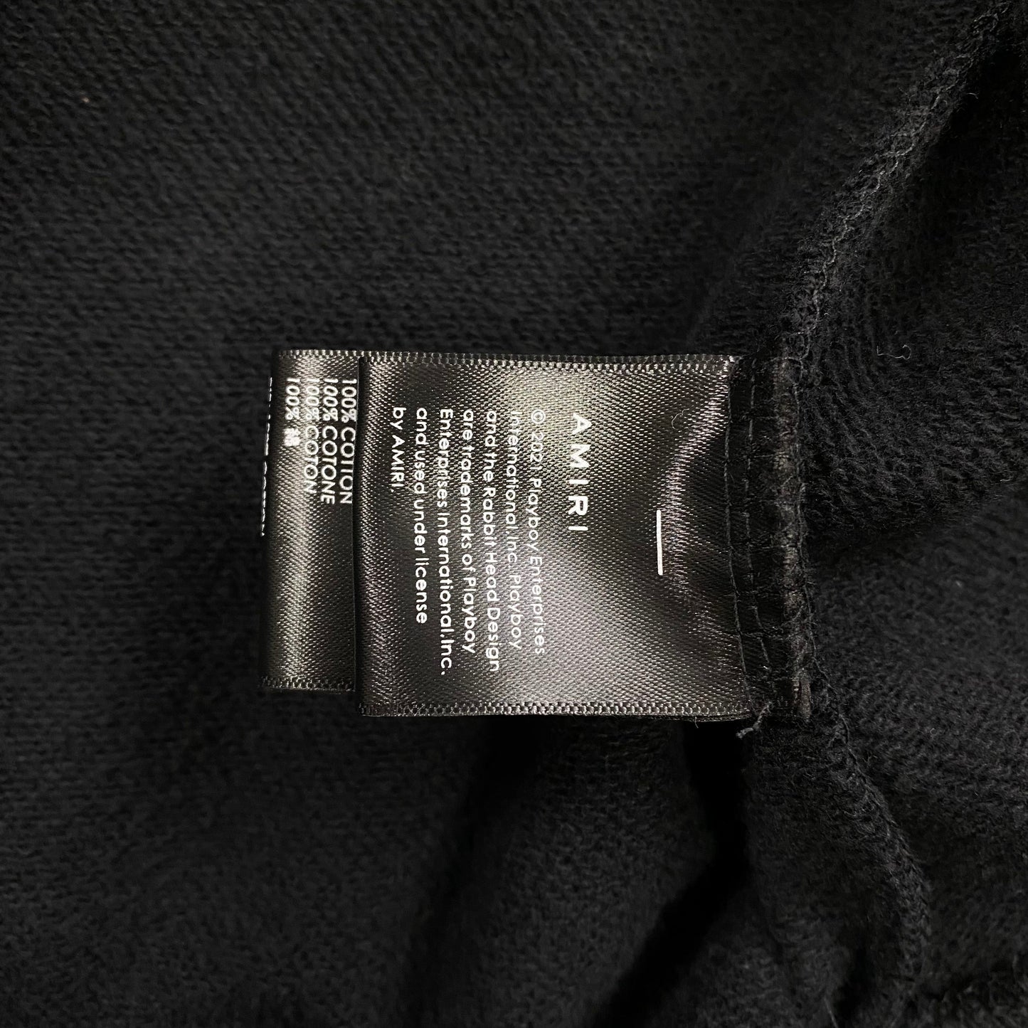 AMIRI PLAYBOY LOGO HOODIE BLACK YELLOW