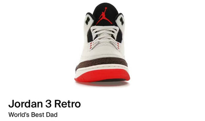 Jordan 3 Retro World’s Best Dad