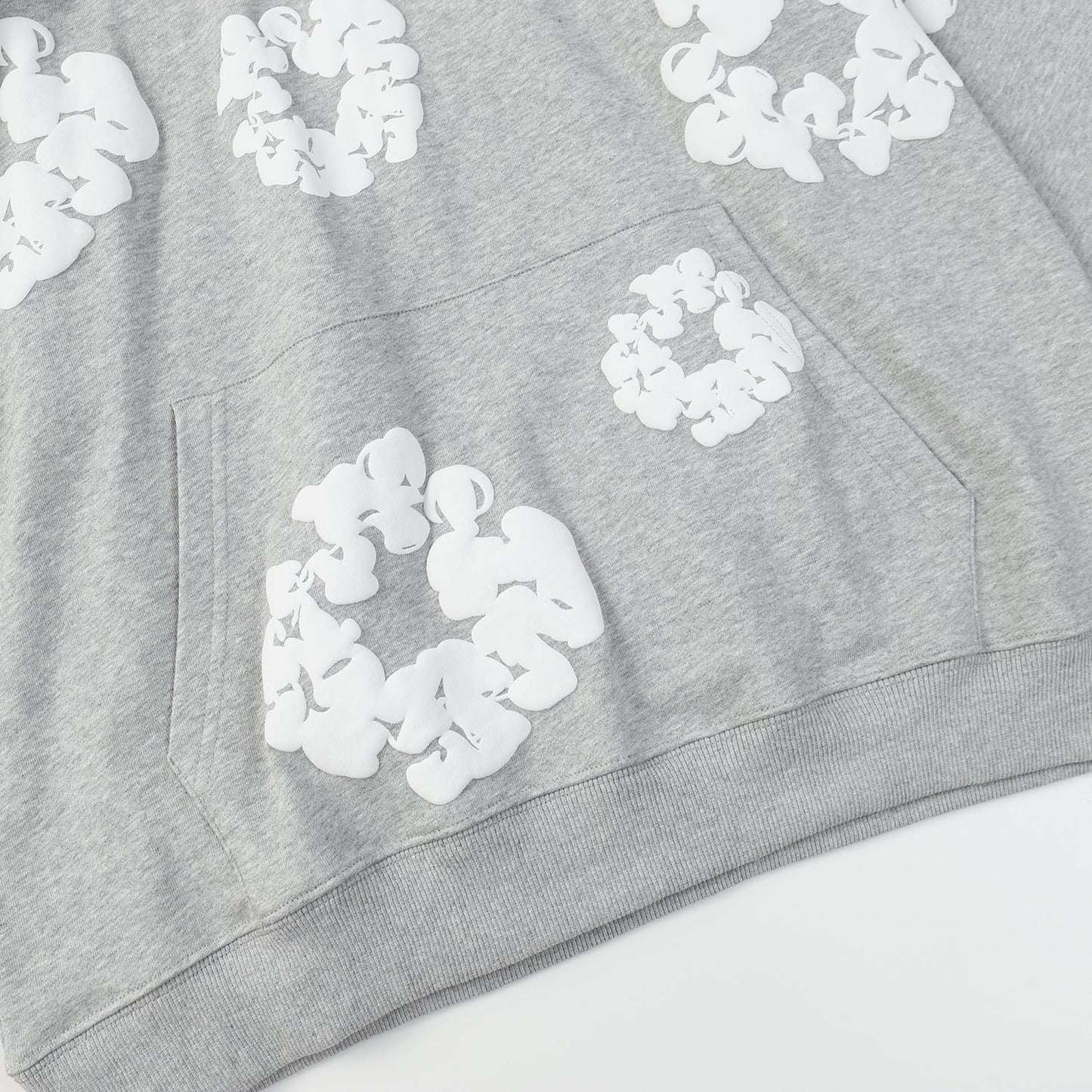 DENIM TEARS COTTON WREATH HOODIE GREY