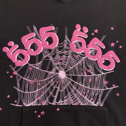 SP5DER ANGEL NUMBER HOODIE BLACK