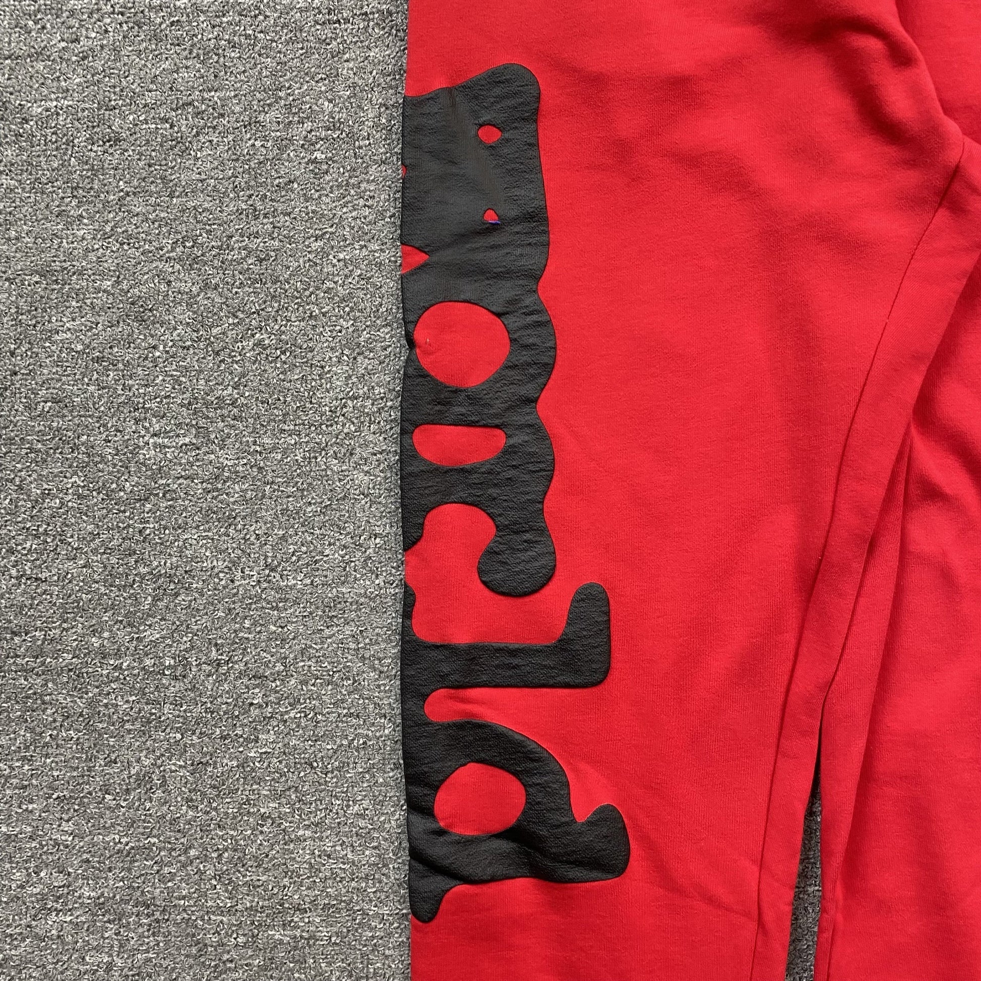 SP5DER BELUGA SWEATPANTS RED