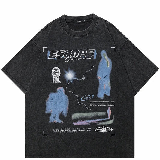 Y2K Locked In Graphic T Shirt