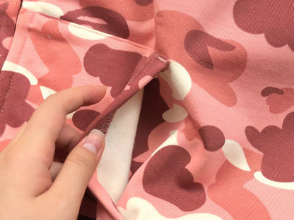 BAPE X BARBIE DOT CAMO SHARK FULL ZIP HOODIE PINK