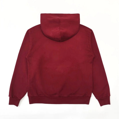 SP5DER LOGO HOODIE MAROON
