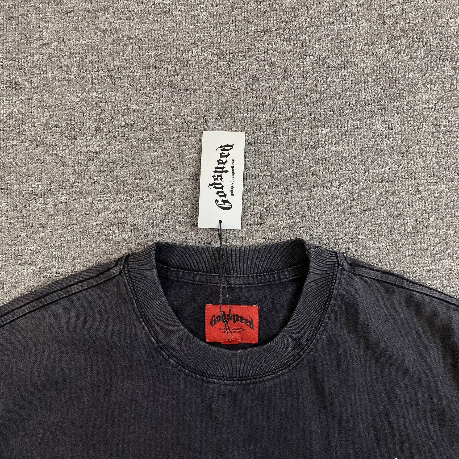 GODSPEED BUTTERFLY EFFECT T-SHIRT WASHED BLACK